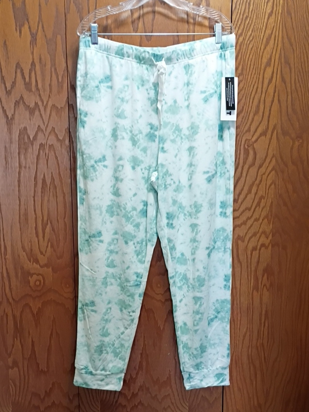 Kikit Womans Tie-Dye Mint Green Pajama Pants